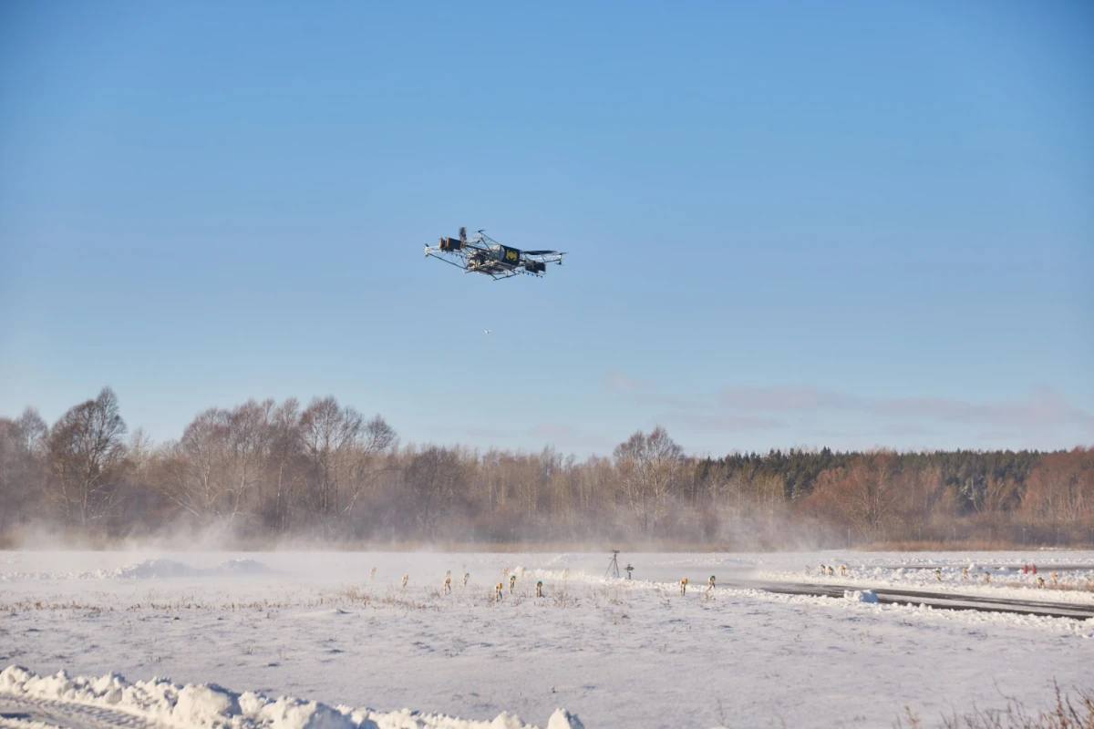 ARDN's Skyf drone during demonstration flights