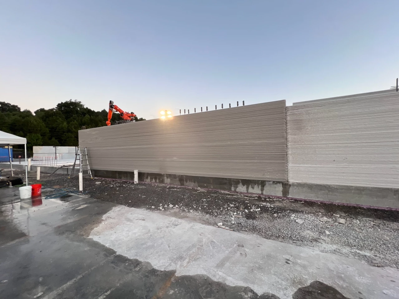 The 3D-printed Walmart extension is being built in Athens, Tennessee, and will enhance Walmart's online pickup and delivery service