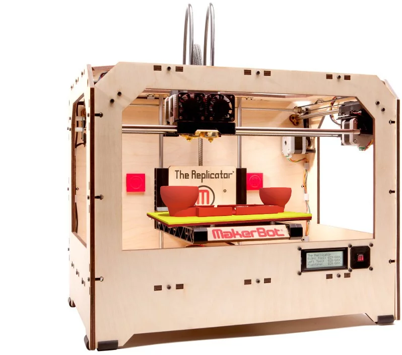 The iPhone phone is designed for the MakerBot Replicator