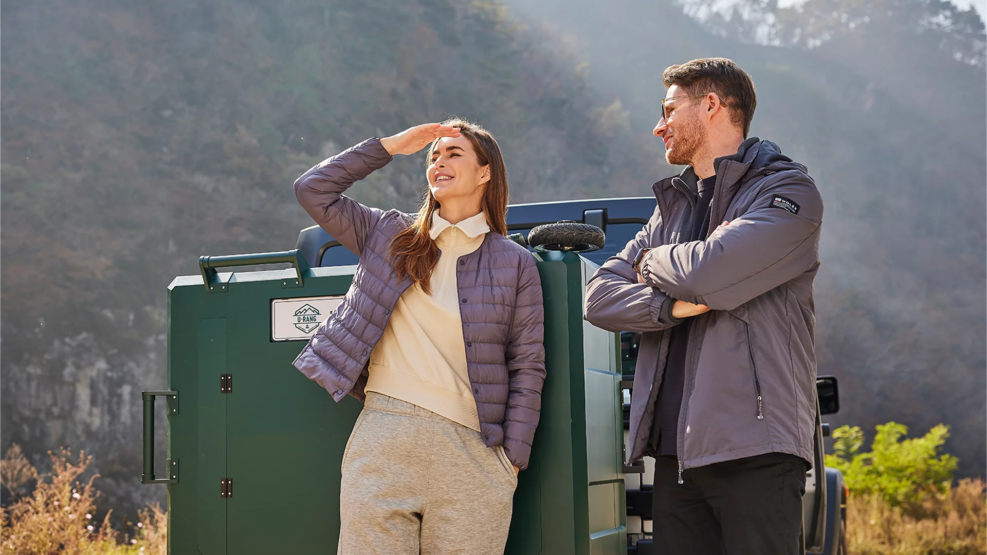 Urang's hitch arm pivots upward 90 degrees to get the Hitch Home higher off the ground, standing vertically for the ride