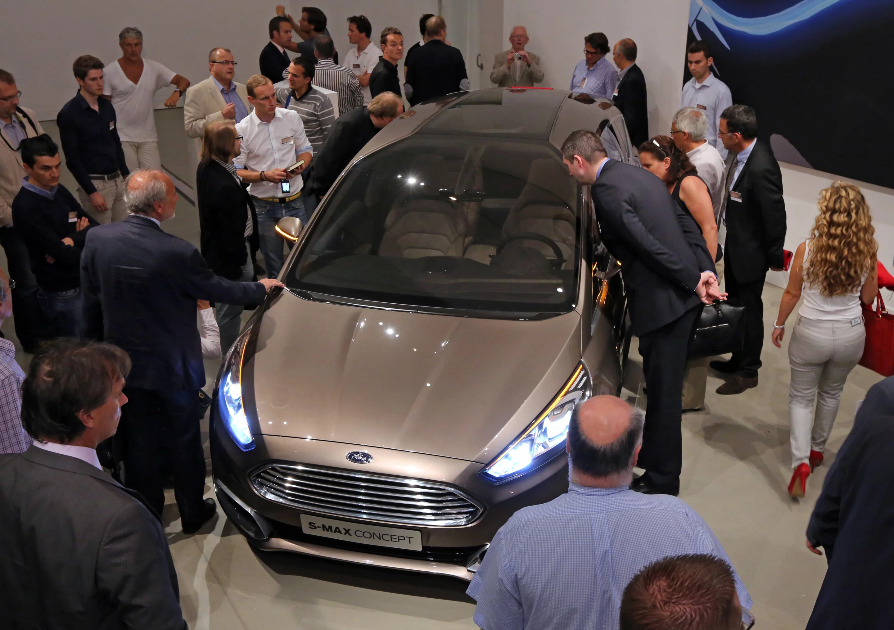 The Ford S-Max Concept unveiling to the media