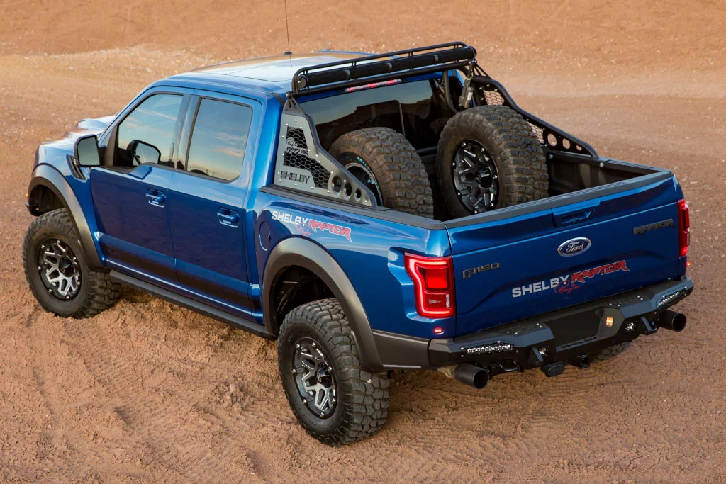 The Raptor has two-stage shock absorbers