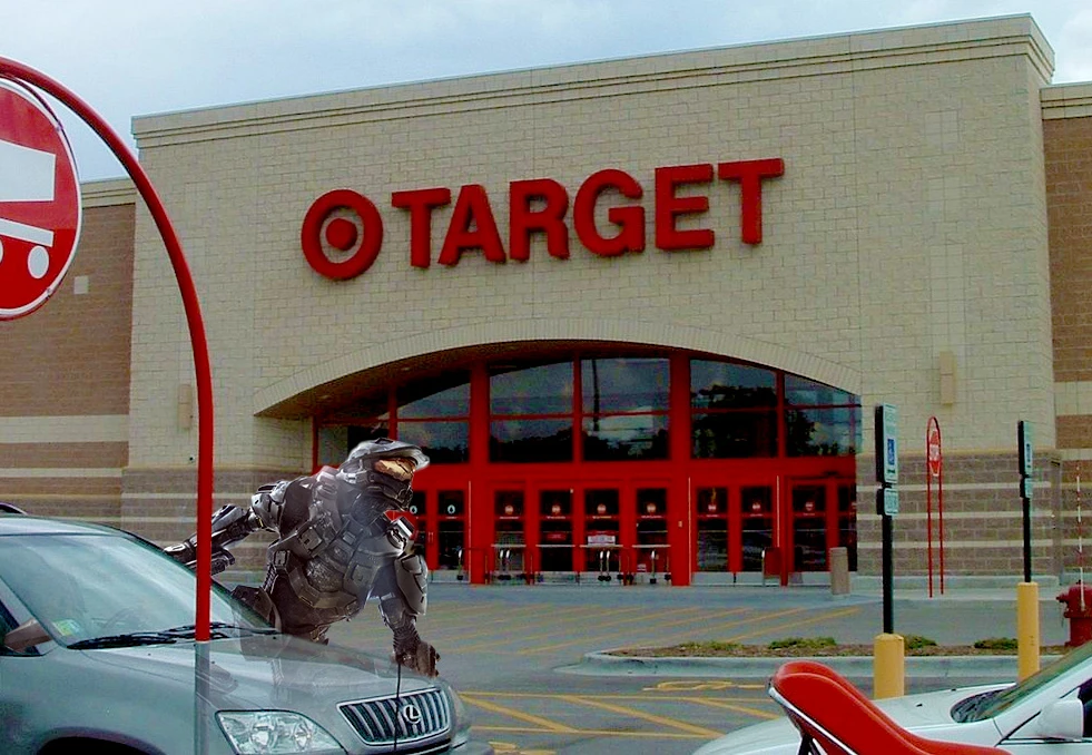It isn't huge, but Target will give you a gift card with every Halo 4 purchase (original image: Kelly Martin)