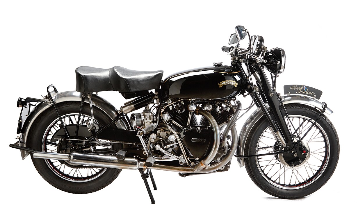 At the Webb's auction on 27 September, 2015, Lot 26 was a 1950 Vincent Black Shadow estimated to sell for between NZD$90,000 and $110,000 (US$57,000 to $70,000). The bike failed to sell after a high bid of NZD$60,000 (US$38,303), a lot less than half of the going rate.