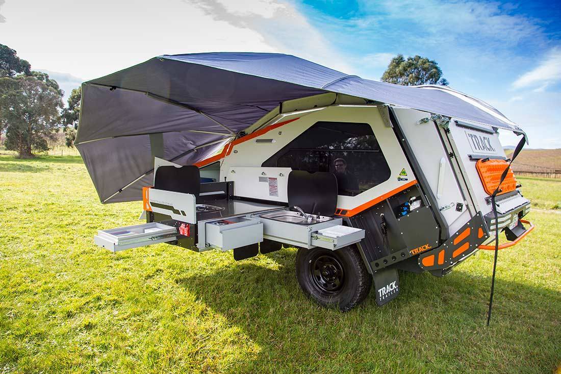 Track Tvan MK5 with premium kitchen and quick awning