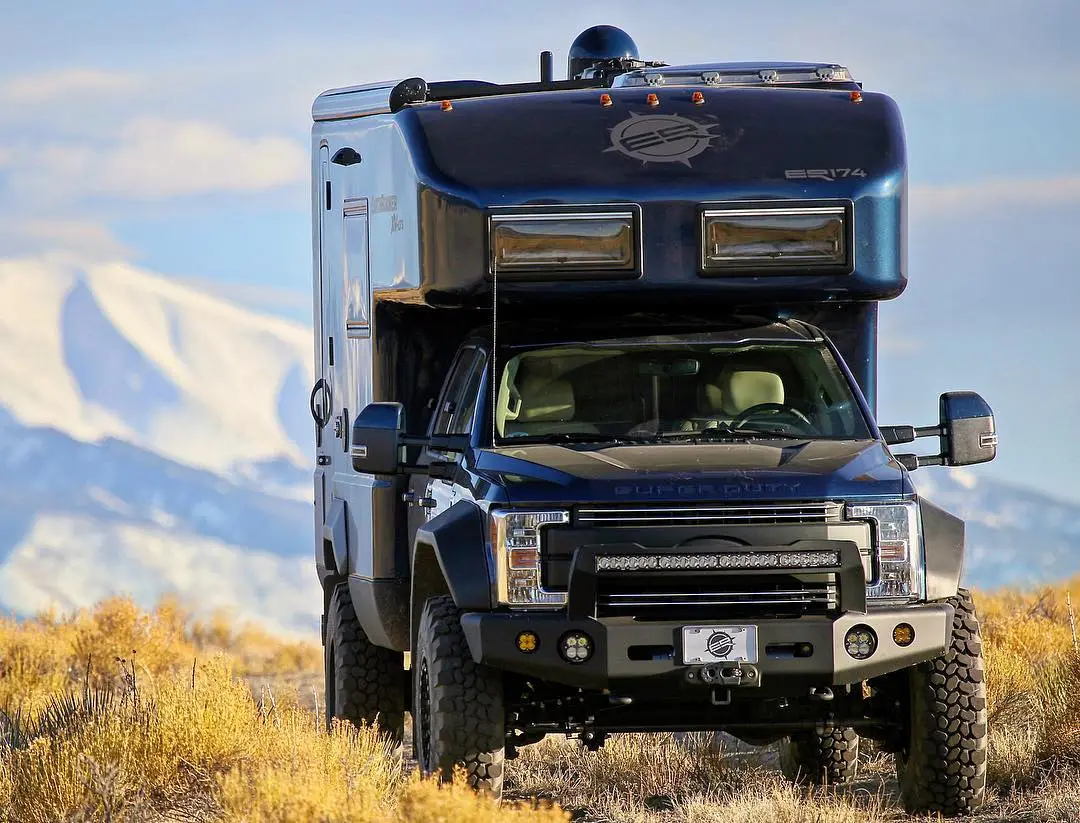 The 2017 EarthRoamer XV-LTS in its element