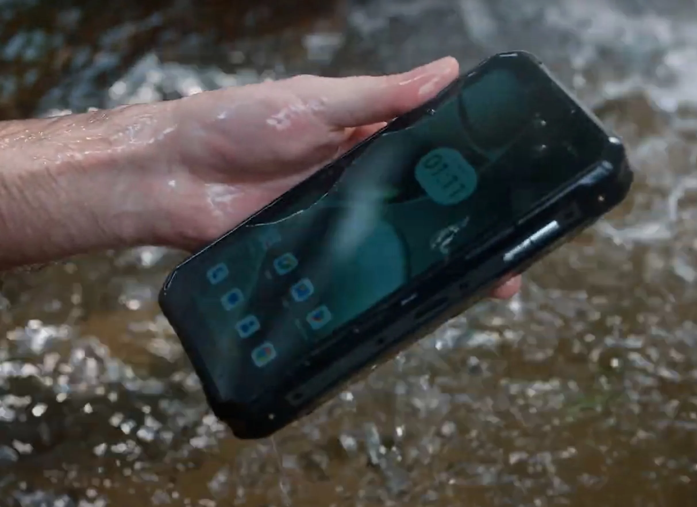 The FossiBot F107 Pro is durable to military standards, and is IP68-rated waterproof
