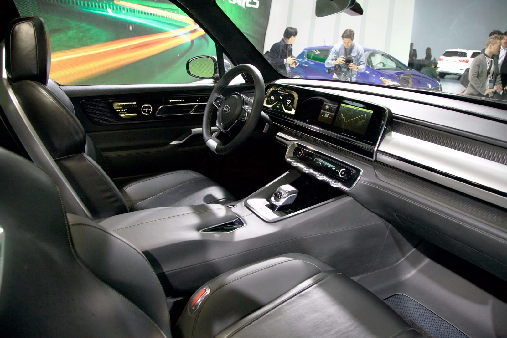 The Telluride's interior is all about making the driver feel stress-free and revitalised