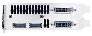 The NVIDIA Quadro K5000 supports up to four displays at a time