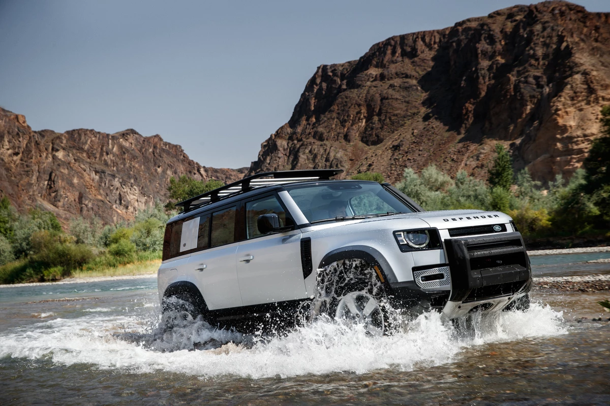 The Land Rover Defender 110 makes its way back to US shores