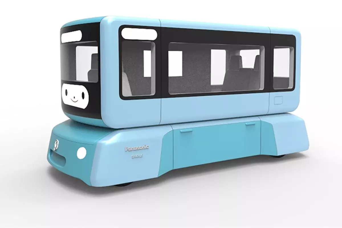 Panasonic's SPACe_C is a modular vehicle architecture that separates drive from function, allowing you to clip passenger, cargo, retail or food service modules onto the top of a standard electric drivetrain