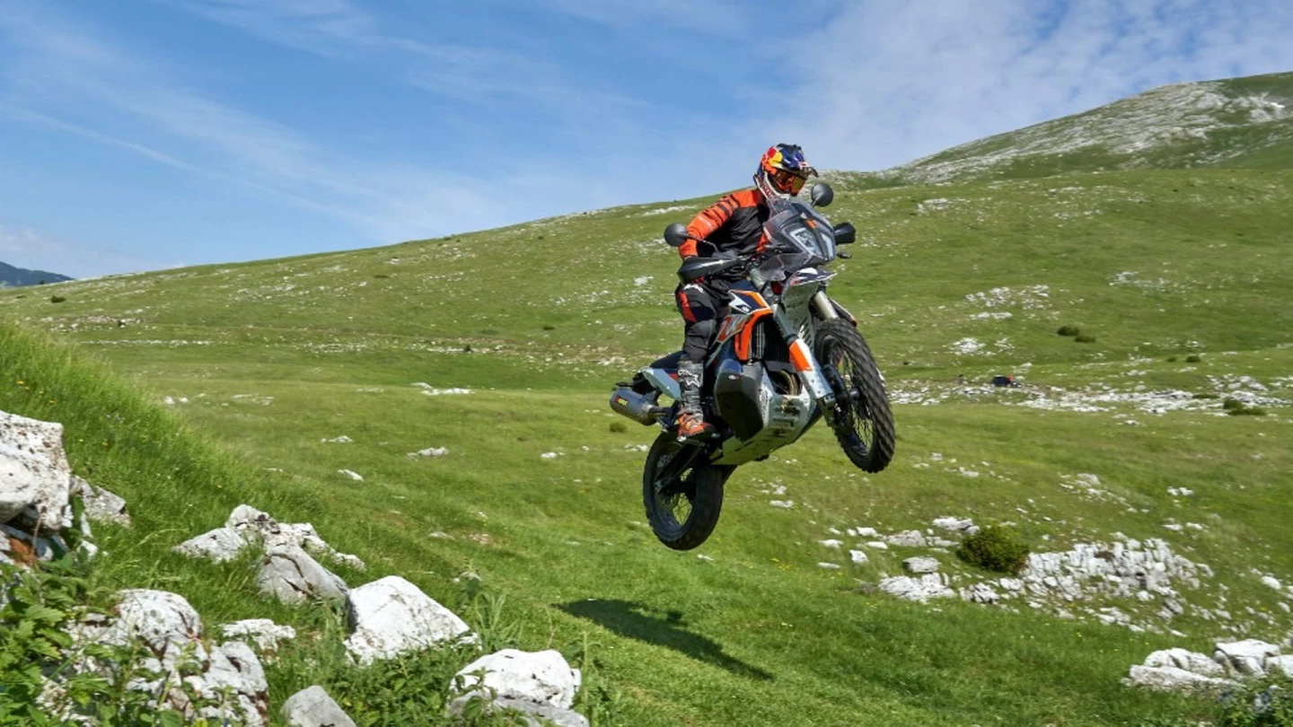 This could be you, whispers KTM, all you need is a KTM 790 Adventure R Rally