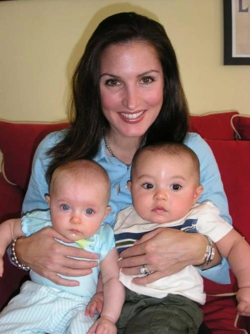 Christy designed the pillow while working as news anchor on MSNBC. It helped her become pregnant with twins
