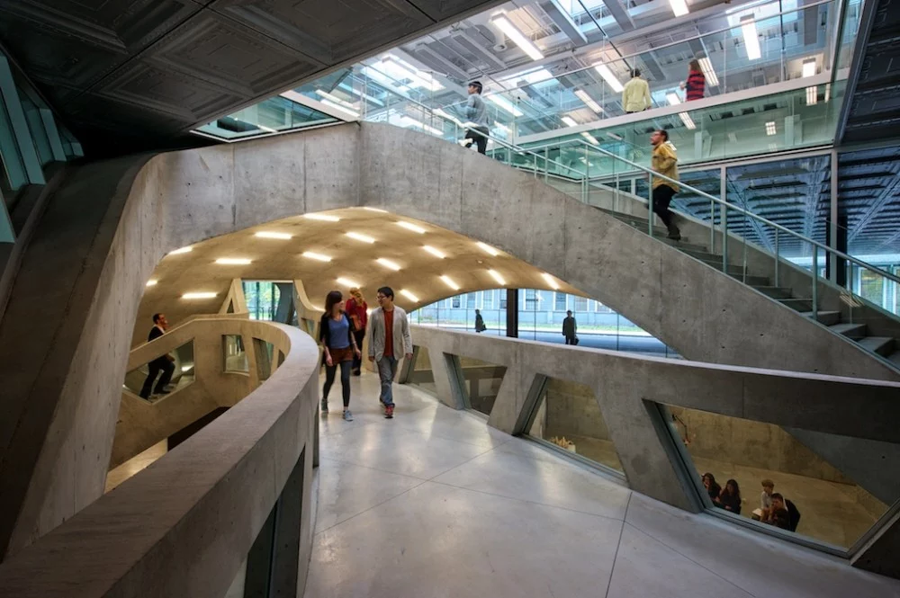 Educational category winner: Milstein Hall, Cornell University, Ithaca, New York -interior view (Photo: Matthew Carbone)