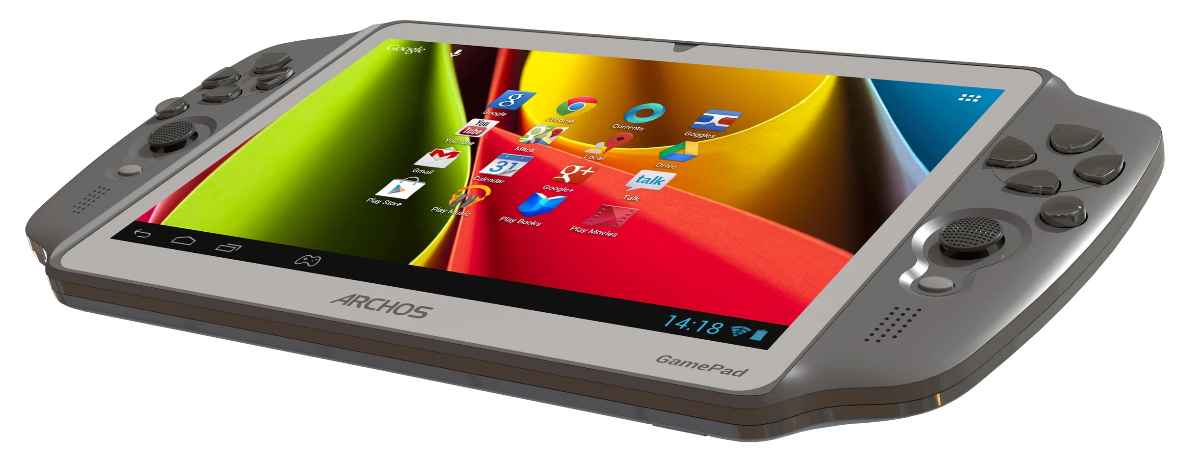 The ARCHOS GamePad runs Android 4.1 (Jelly Bean)