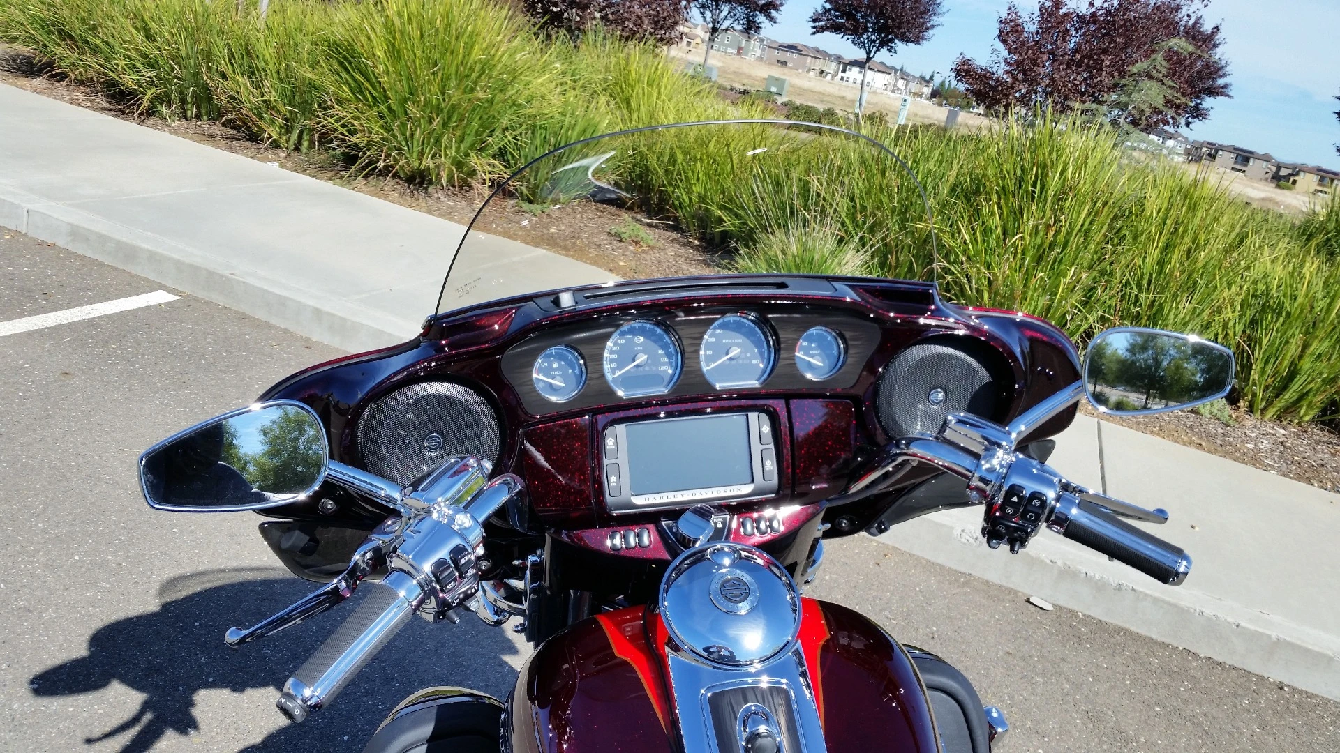 Ergos can seem a bit cramped on the CVO Limited, but everything is definitely within reach