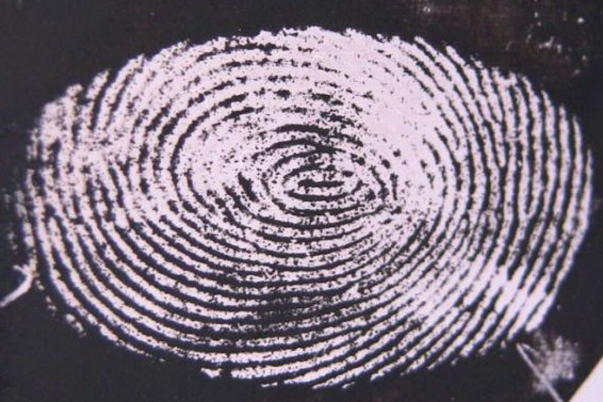 New fingerprintimaging system beats powder when it comes to metal items