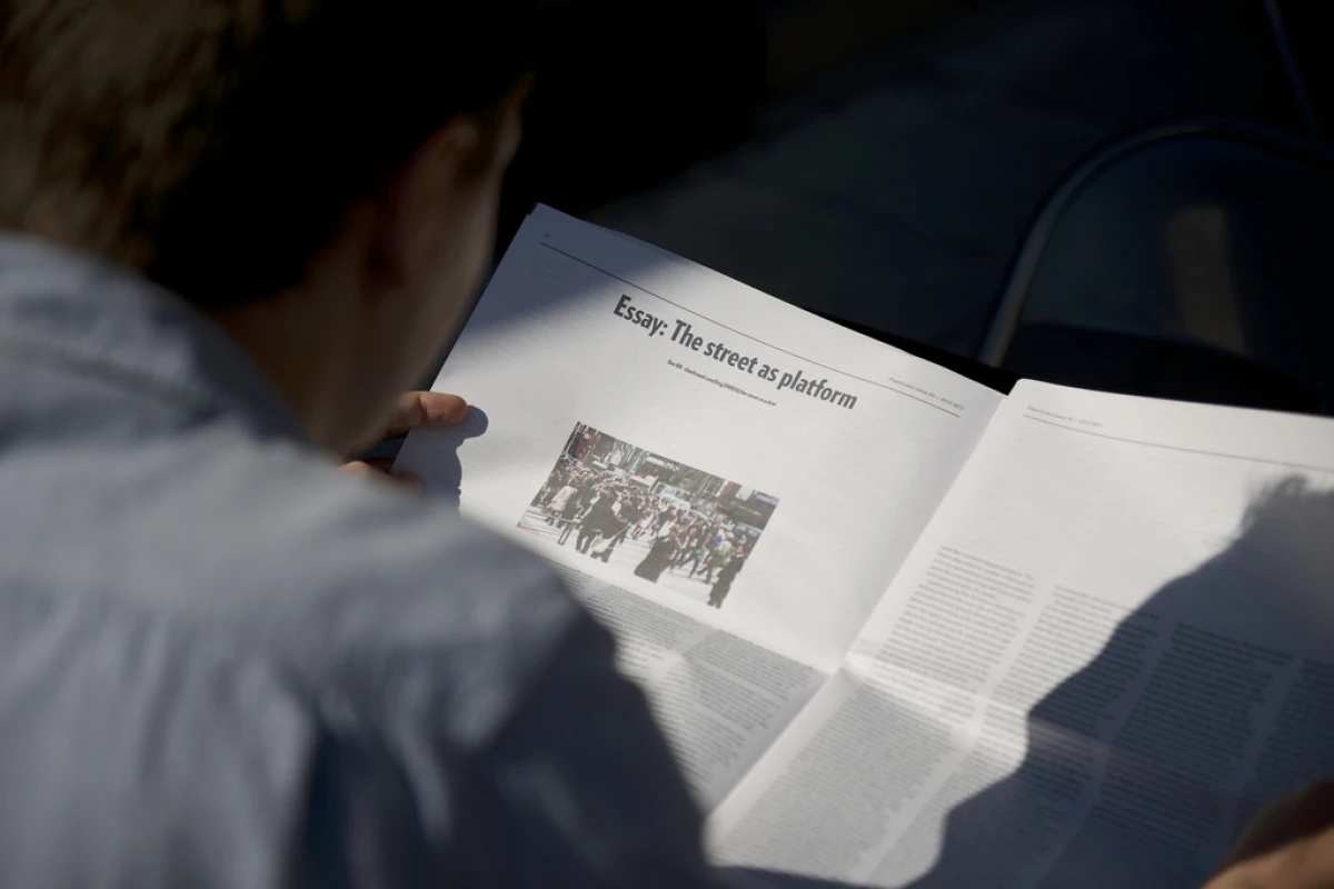 A PaperLater newspaper, consisting solely of web articles chosen by the user