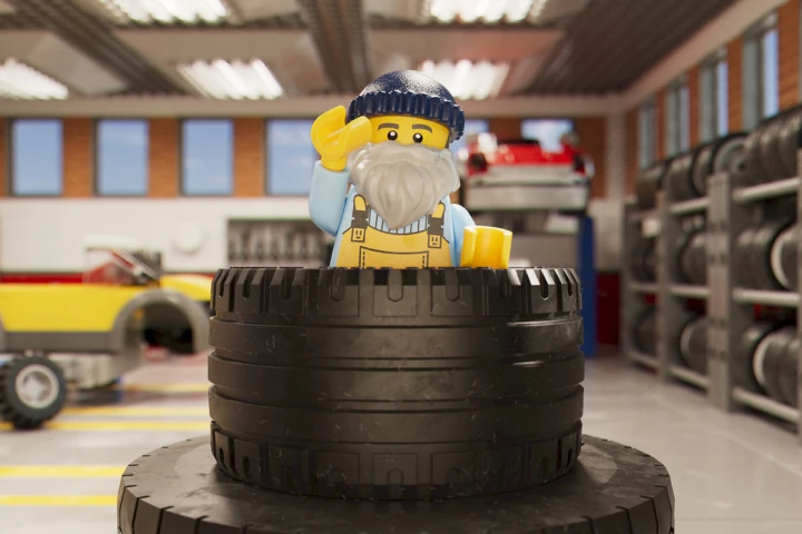 Lego says its new tire recipe includes 30% recycled materials, including fishing nets and rope discarded by ocean vessels