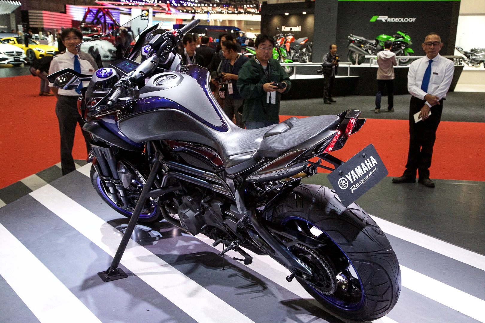 Yamaha's MWT-9 on display at the 2015 Tokyo Motor Show