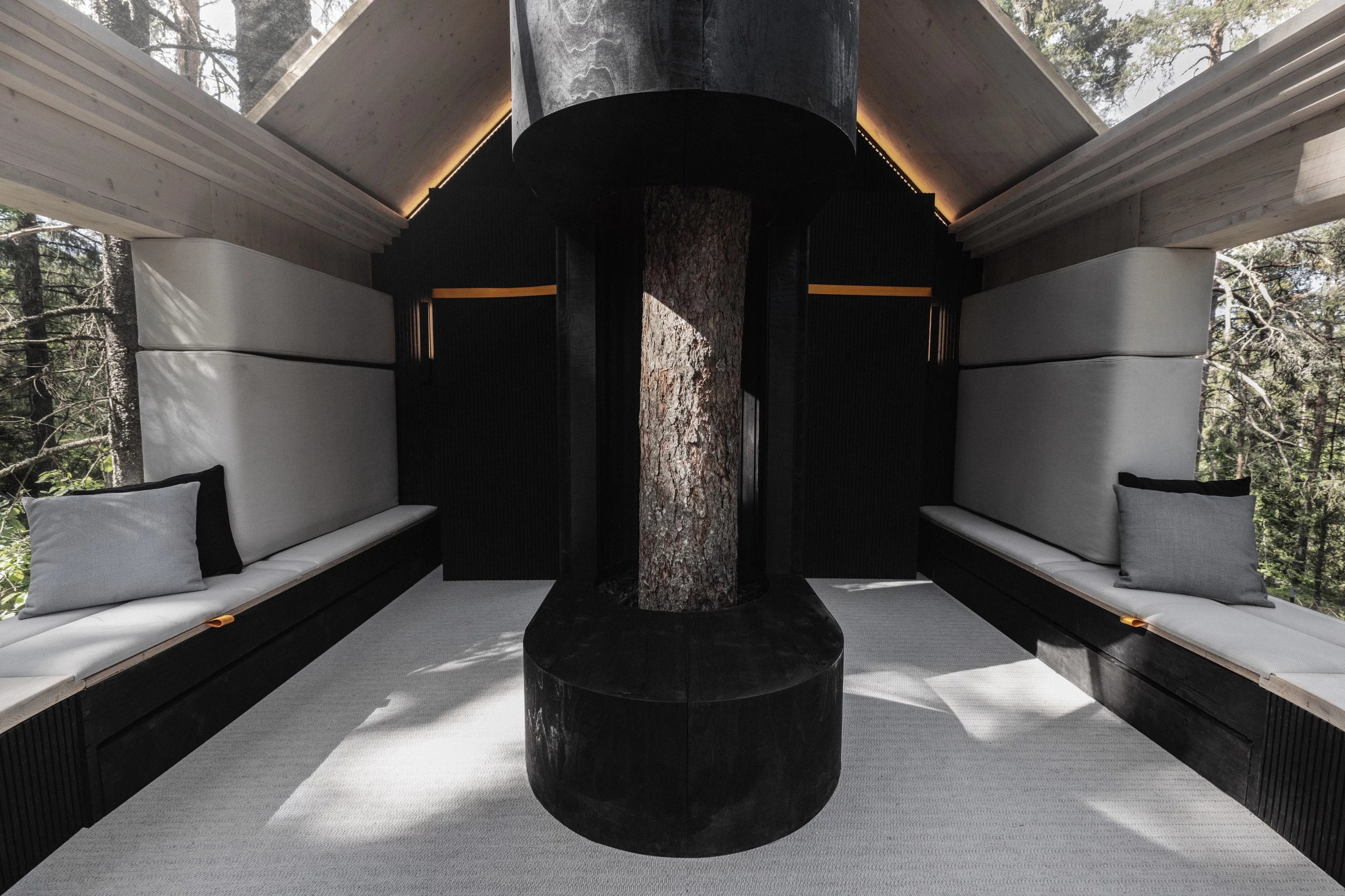 The Koja consists of just one room, however a separate bathroom is installed nearby in case nature calls