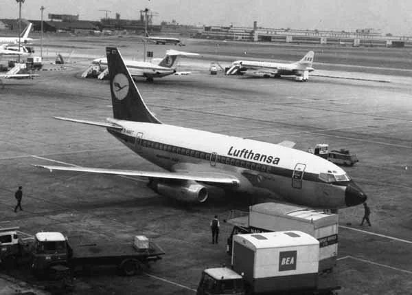 The Boeing 737-130 was originally delivered to Lufthansa Airlines in December 1968