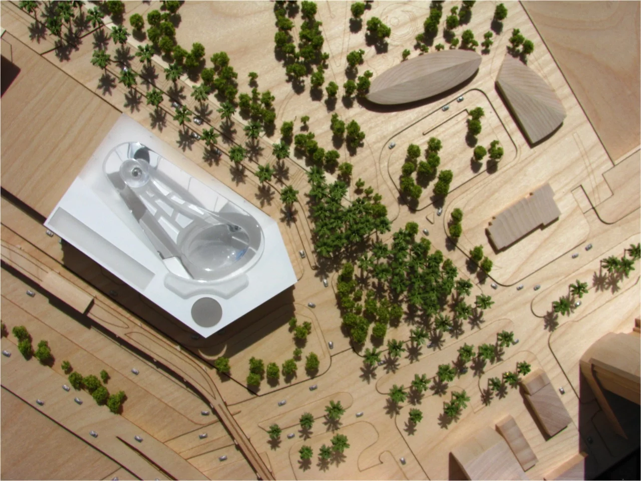 Model of the Patricia and Phillip Frost Museum of Science