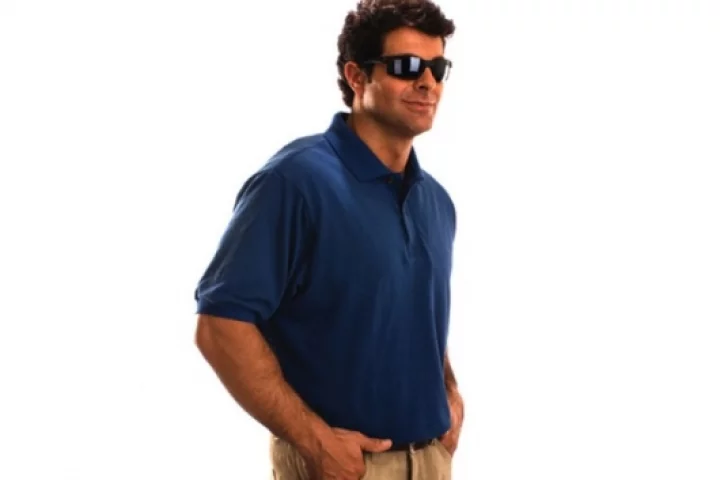 The stylish Miguel Caballero bullet-proof polo shirt.