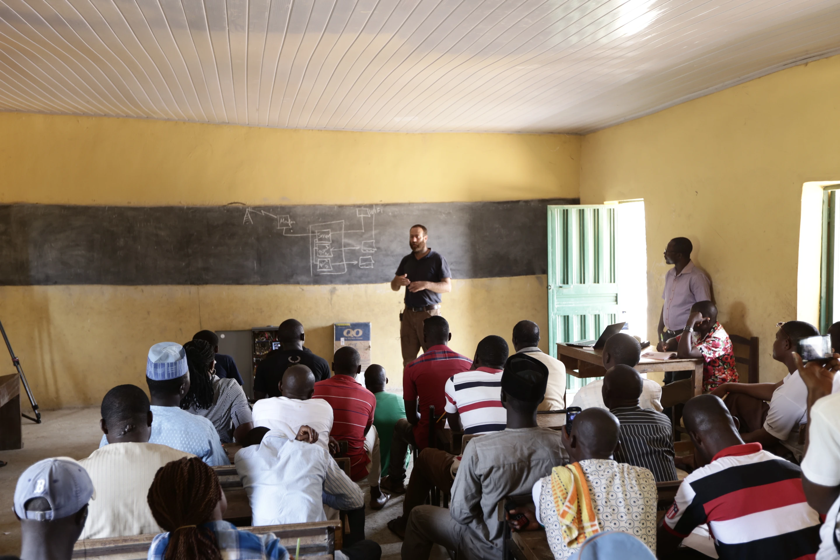 "Rather than 'give' the communities these systems, we partner with them, working alongside, to make an equal investment of time, skills and knowledge in order to build a community owned, managed and maintained Hello Hub," says the group (Photo: Tom Saater)