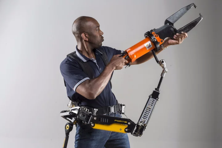 Lockheed Martin’s Fortis Tool Arm, the key component of its industrial exoskeleton, is now available as a separate product