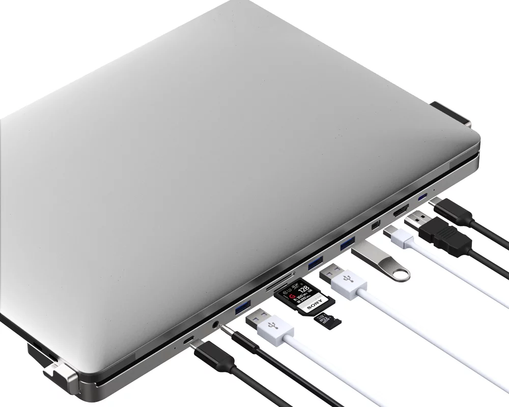 Ten, count 'em, ten ports