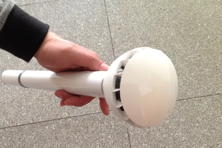 A team of Chinese designers has developed the Air umbrella with the aim of making tangles of metal poles and fabric a thing of the past
