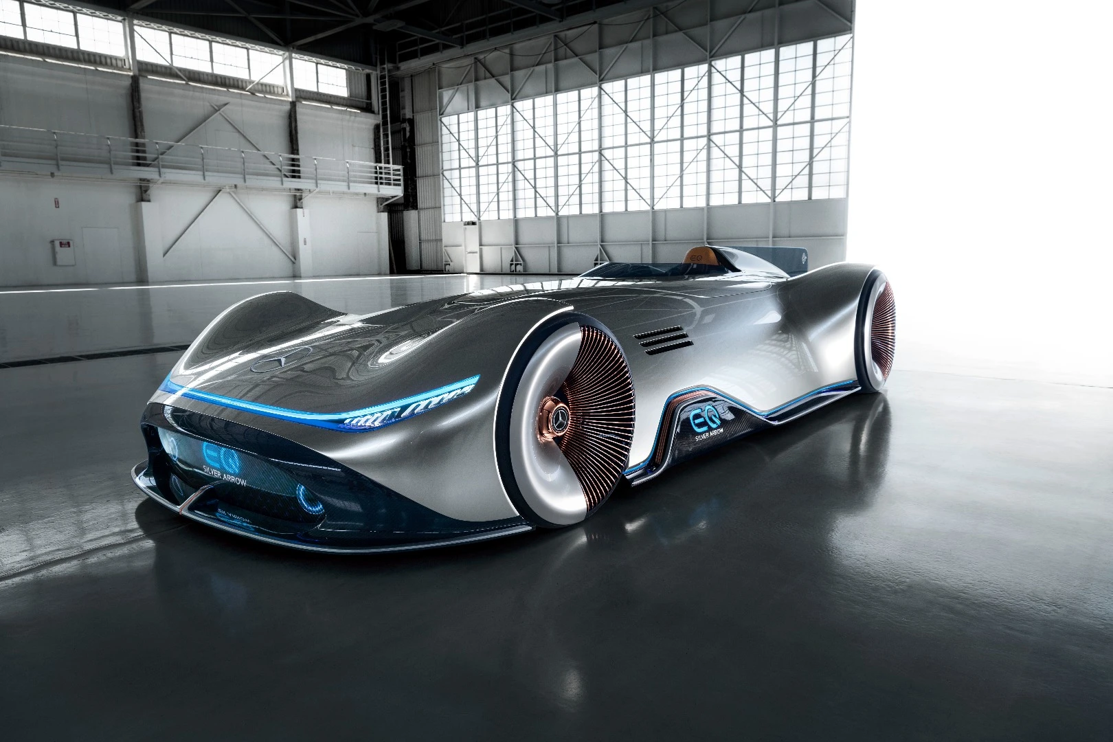 Mercedes' Vision EQ Silver Arrow concept
