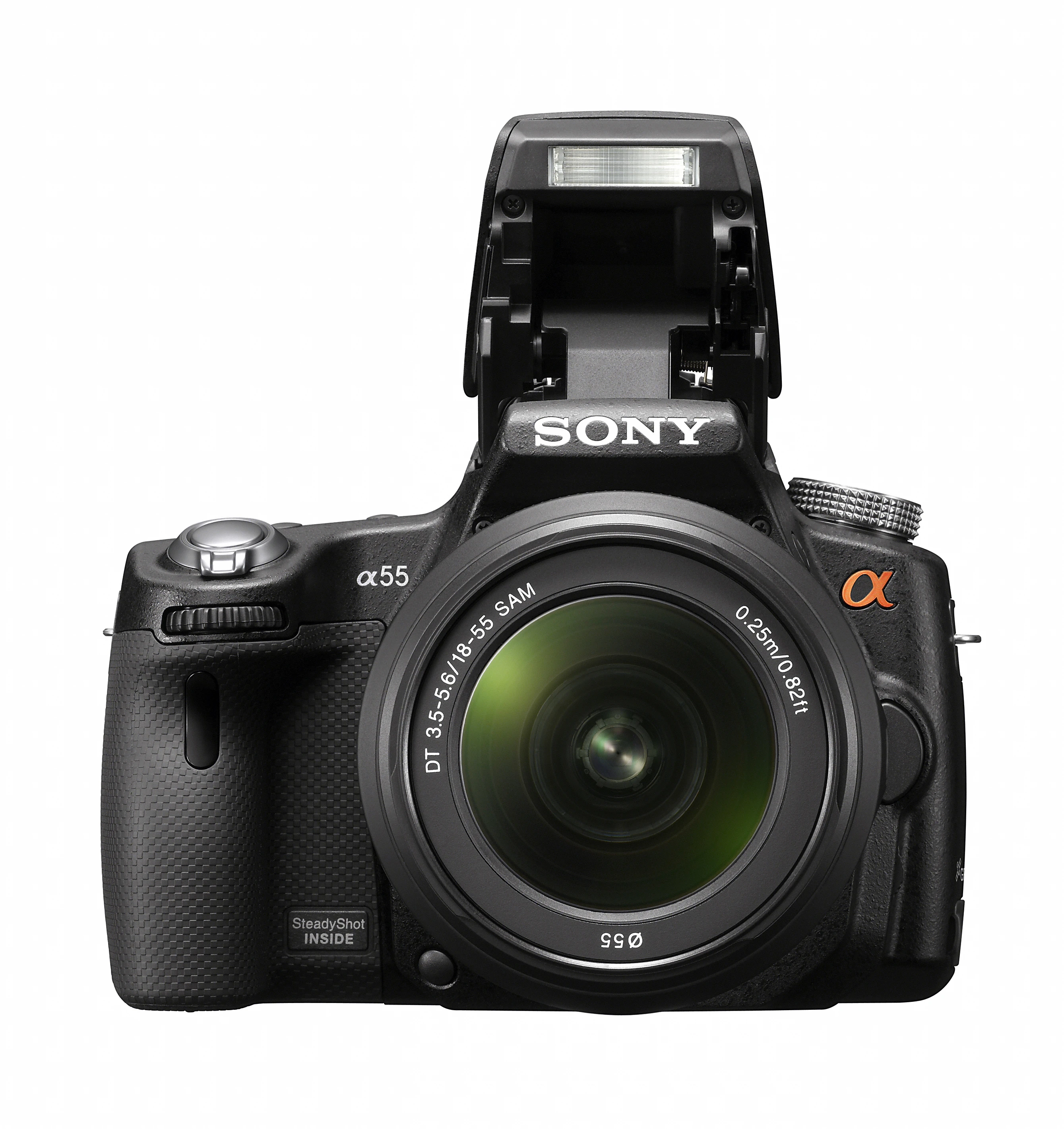 The SLT-A55 has a 16.2 megapixel Exmor APS HD CMOS Sensor