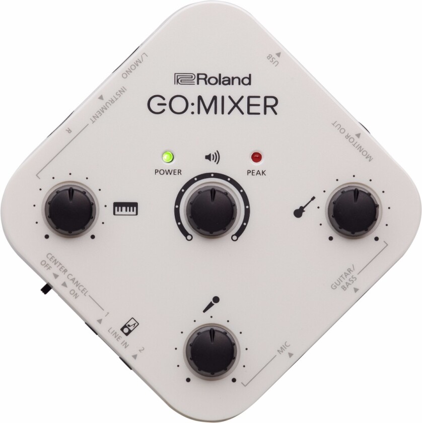 The Go:Mixer has been designed with the sole purpose of giving the audio track on smartphone videocasts a quality bump