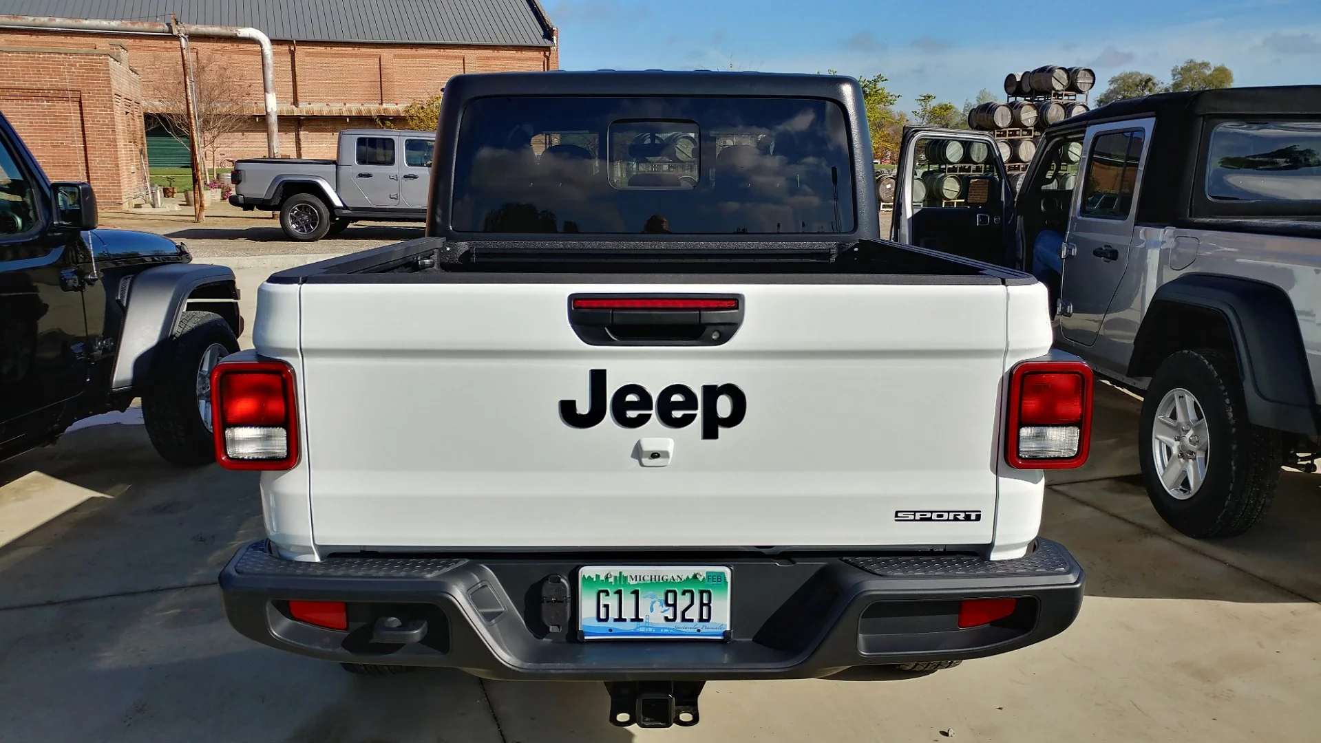 Although the chassis is unique and not related to the Wrangler, the bed is visually where the Gladiator differentiates itself