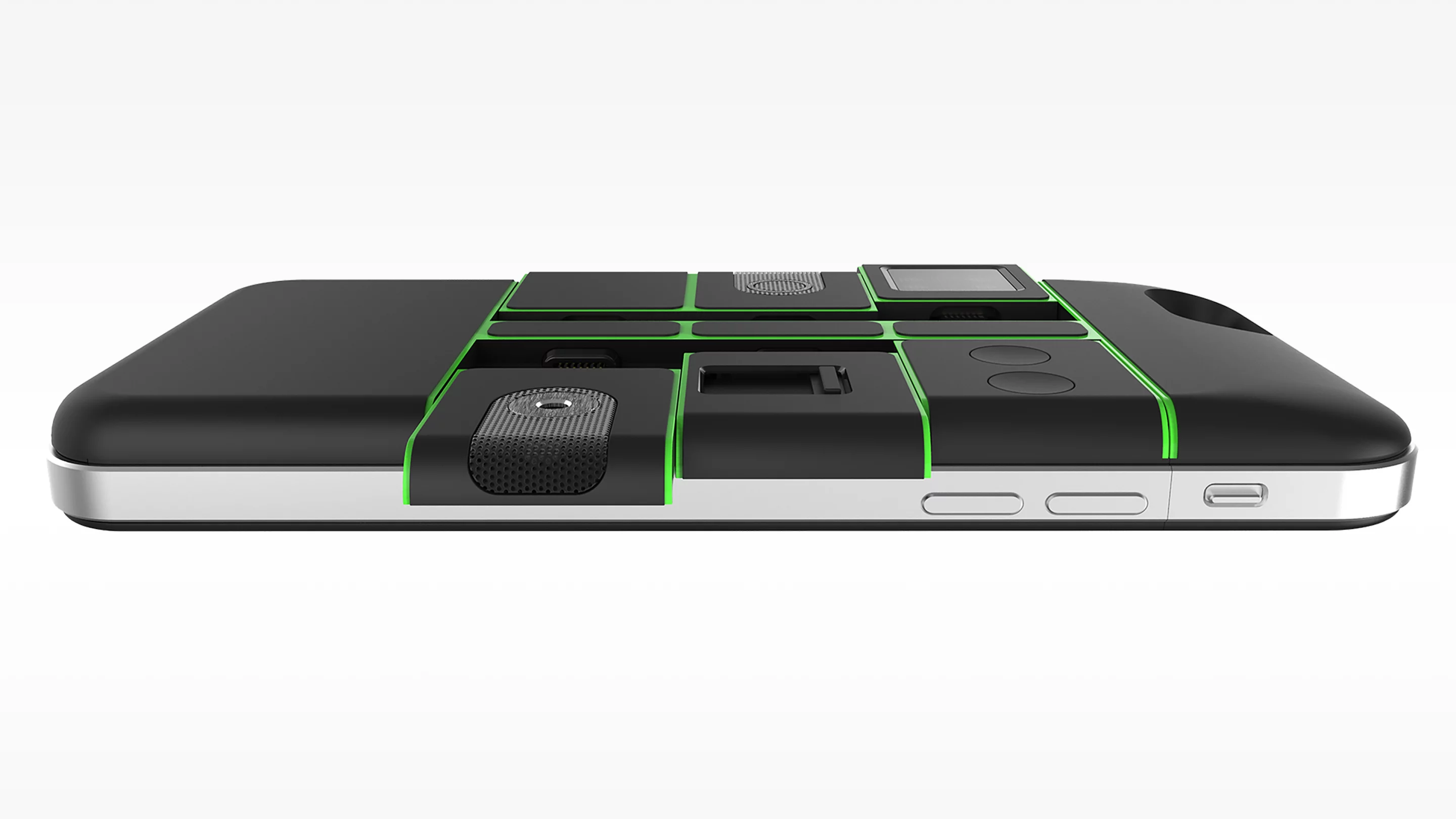 The case is designed to allow users to add swap-out functionality to their smartphone