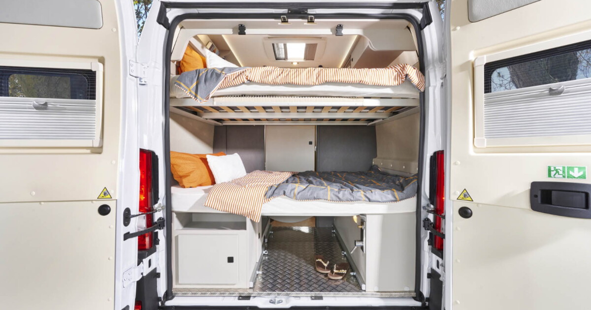 Westfalia's latest camper van packs in a bunk room and dry bathroom
