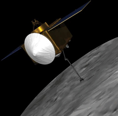 OSIRIS-REx is intended to rendezvous with the asteroid Bennu, carry out an extensive survey, and return a 2-ounce (60 gm) sample of its surface to Earth (Image: NASA/GSFC/UA)