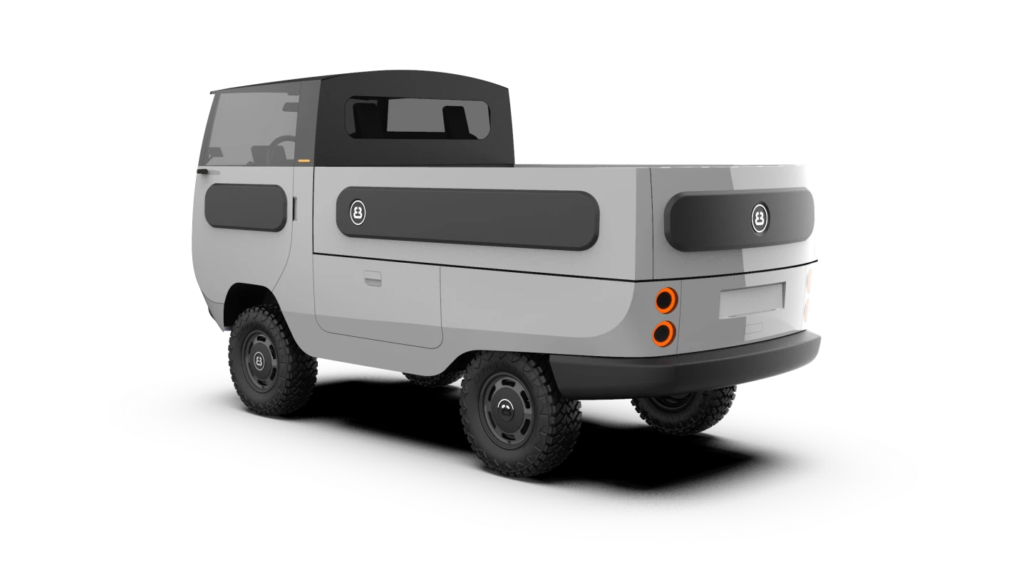 eBussy single-cab long-bed pickup