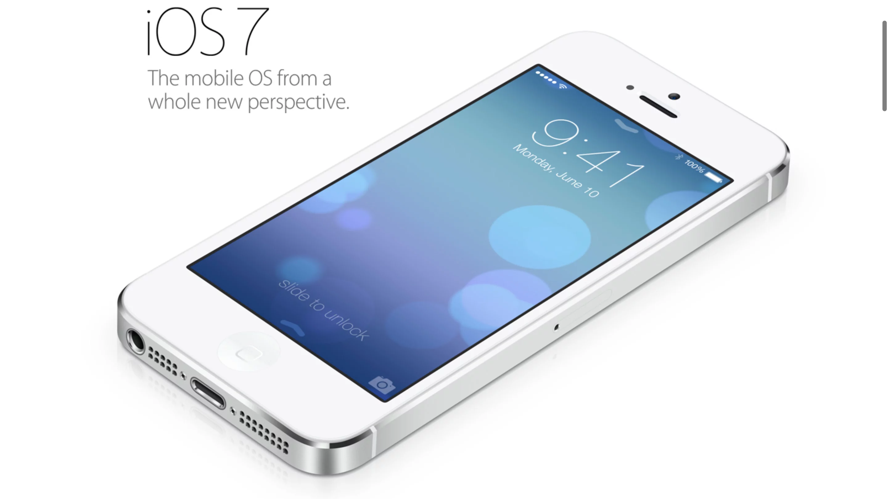 iOS 7 brought a new flat design to Apple's mobile operating system