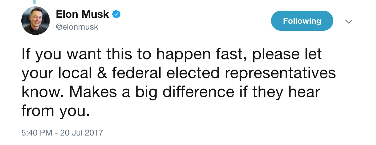 Elon Musk on Twitter