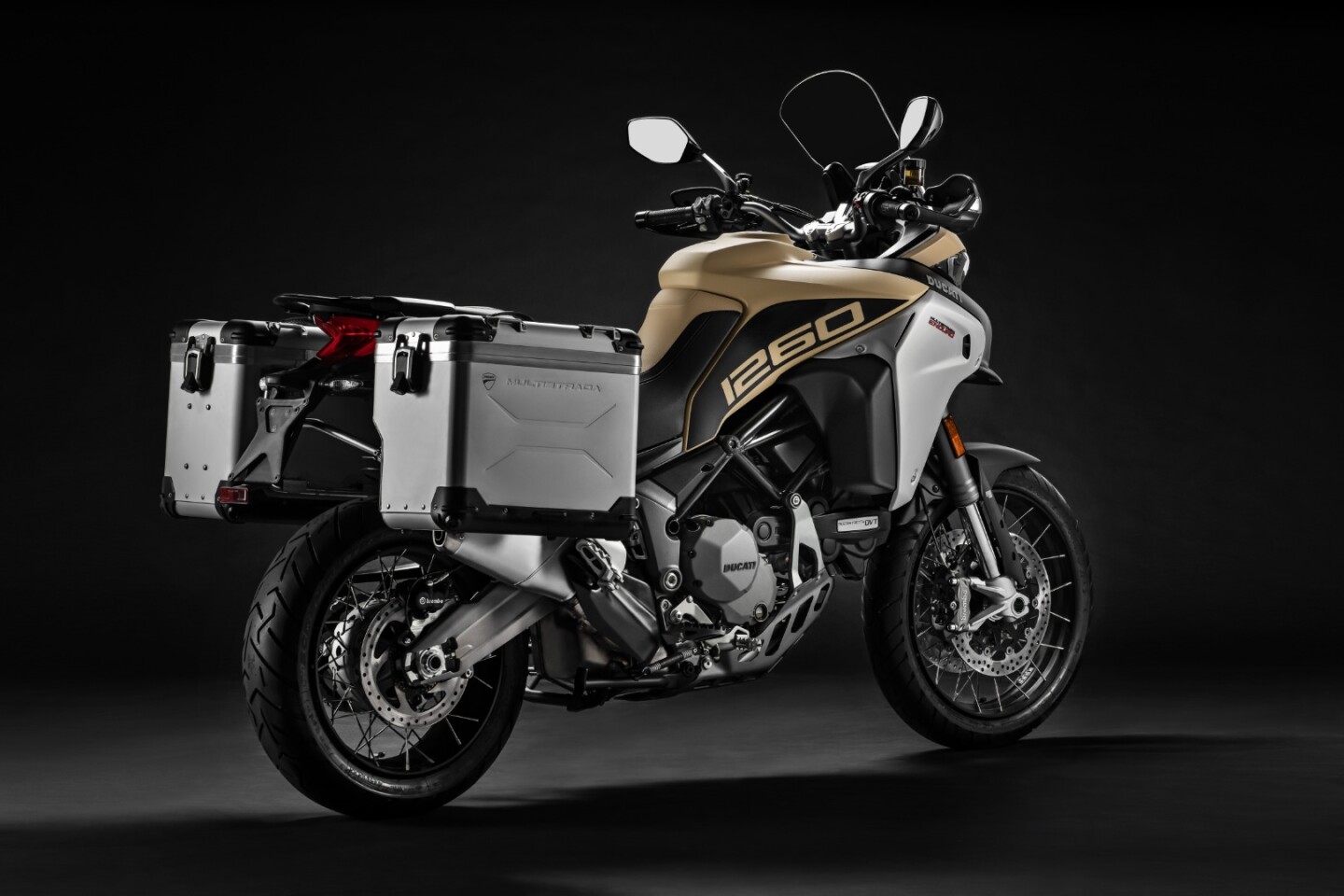 The 2019 Ducati Multistrada 1260 Enduro is equipped for adventure touring