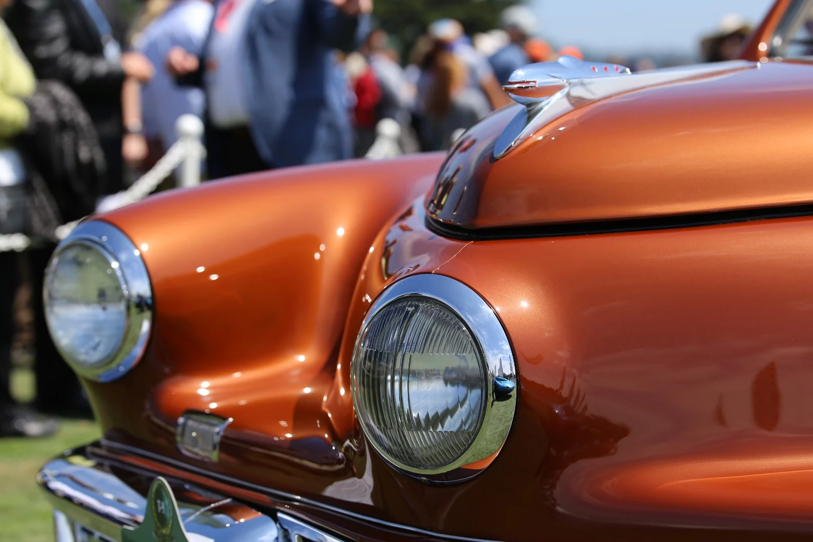 Use of a third headlight was one of the more exclusive features on the Tucker