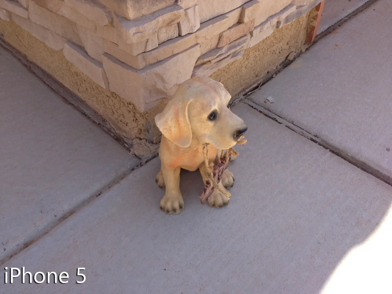 Shaded outdoor shot taken with the iPhone 5