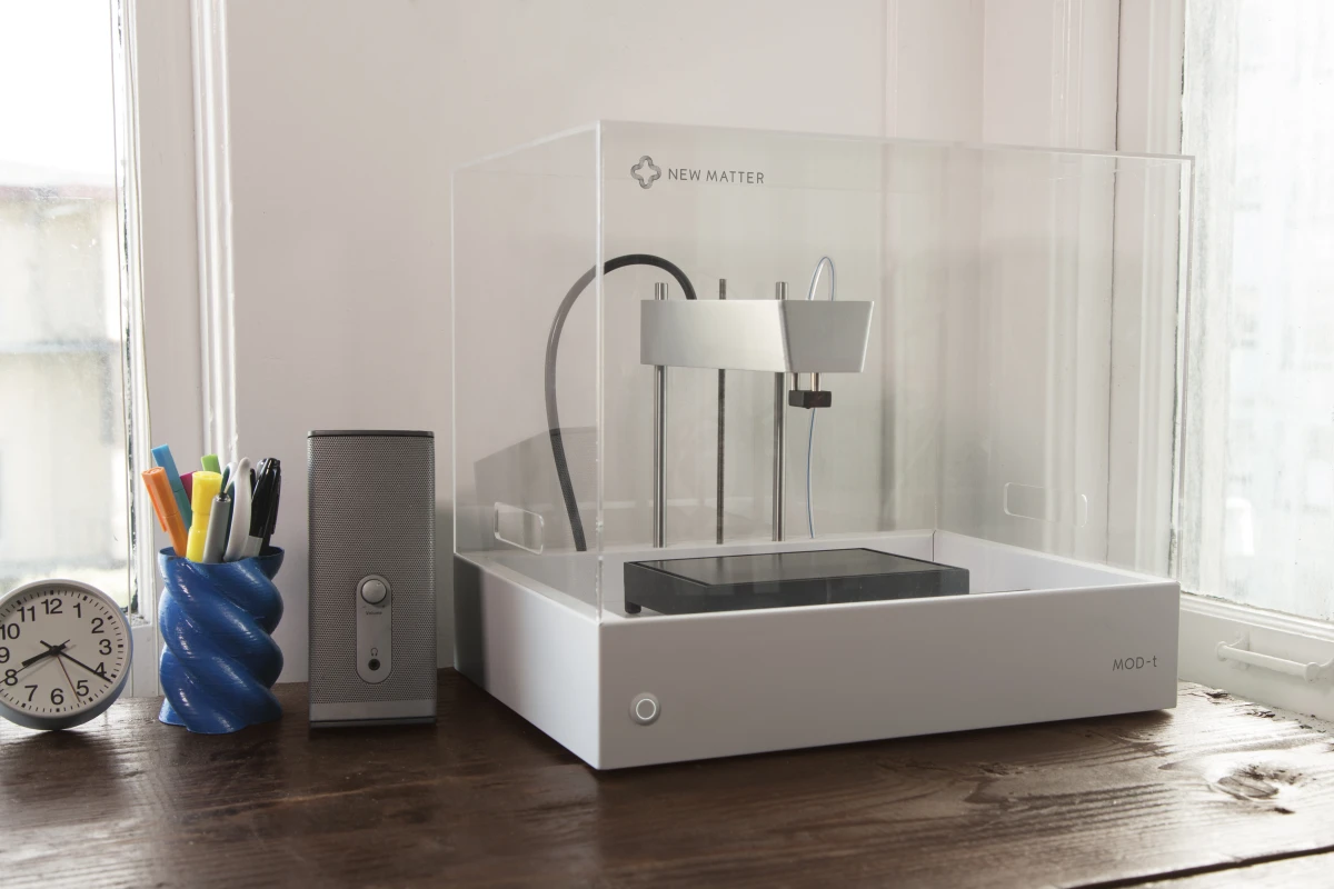 New Matter has launched what it calls an "end-to-end 3D printing system" made up of an inexpensive printer named MOD-t, companion software, and an online shopping portal