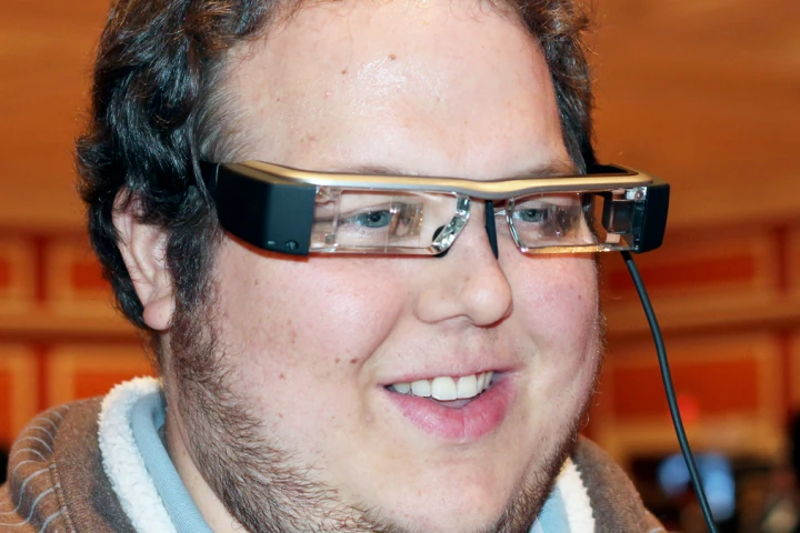 Epson's new Moverio BT-200 smart glasses at CES