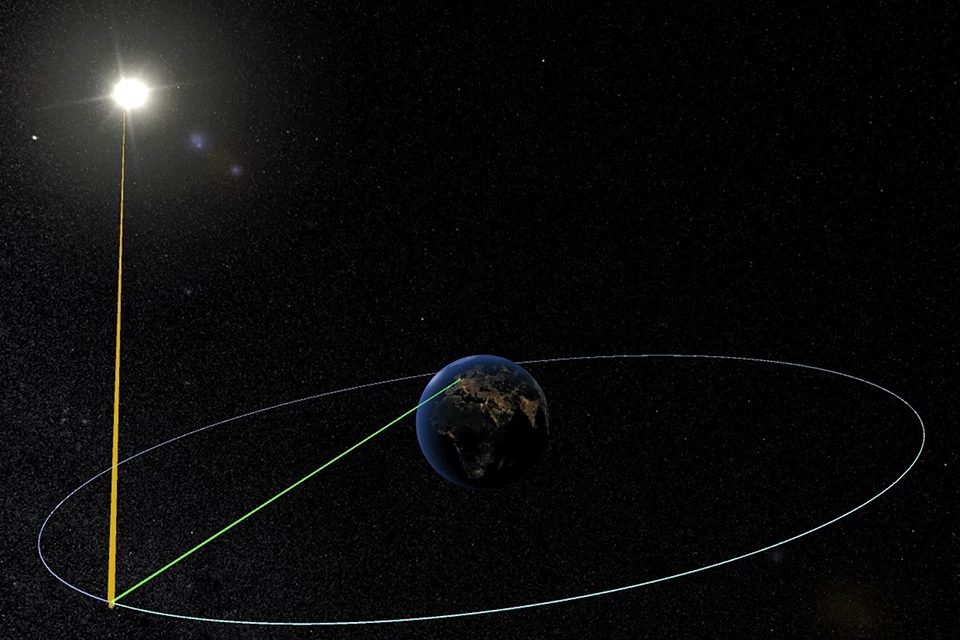 Artist's concept of an orbital solar power station that could provide unlimited, constant, zero-carbon power