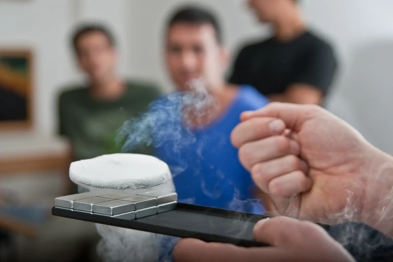 The technology is similar to that used in Maglev Trains, which uses magnetic levitation to travel (Image: Tel Aviv University)