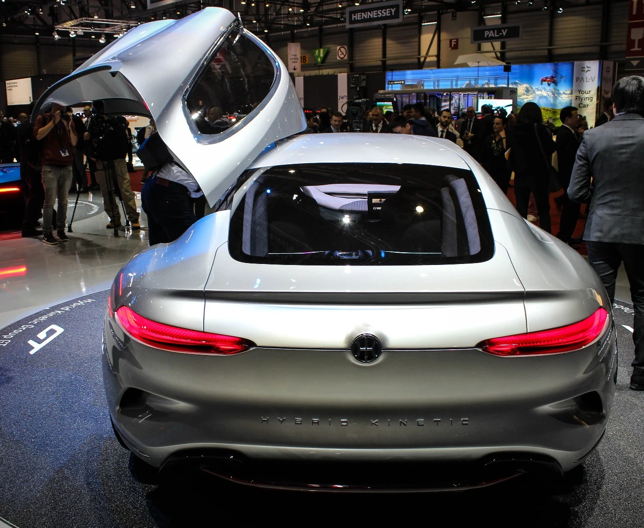 The Pininfarina HK GT from the rear